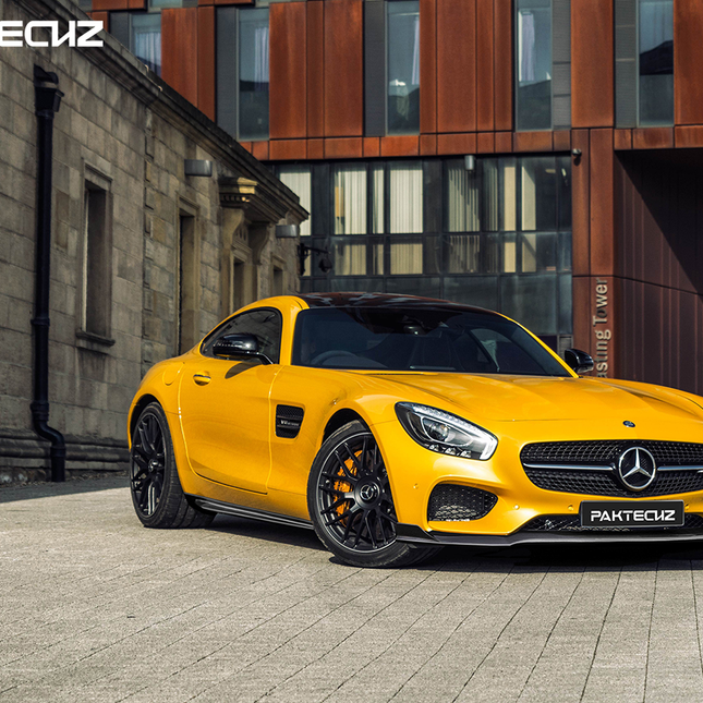 Paktechz Carbon Fiber Front Lip Ver.2 for Mercedes-AMG GT / GT S C190 2015-2017, image 3