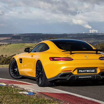 Paktechz Carbon Fiber Rear Spoiler Wing Ver.2 for Mercedes-AMG GT / GT S / GT C C190 2015-2021, image 9