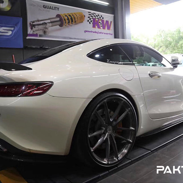 Paktechz Carbon Fiber Rear Spoiler Wing Ver.2 for Mercedes-AMG GT / GT S / GT C C190 2015-2021, image 5