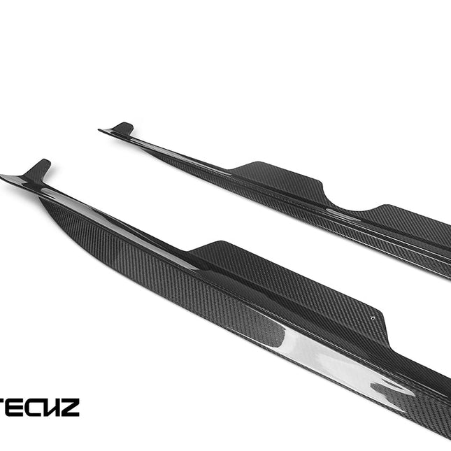 Paktechz Carbon Fiber Side Skirts Ver.2 for Mercedes-AMG GT / GT S C190 2015-2019, image 6