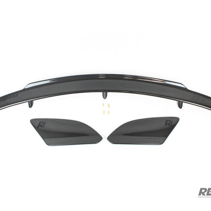 RENNtech Carbon Fiber Rear Wing Lip with End Plates for Mercedes-AMG GT R C190, image 1