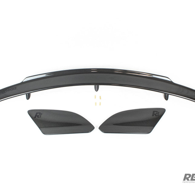 RENNtech Carbon Fiber Rear Wing Lip with End Plates for Mercedes-AMG GT R C190, image 1