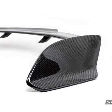 RENNtech Carbon Fiber Rear Wing Lip with End Plates for Mercedes-AMG GT R C190, image 4