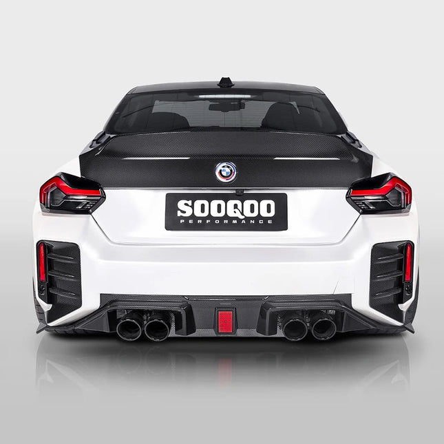 SooQoo BMW M2 G87 V3 Rear Diffuser with LED