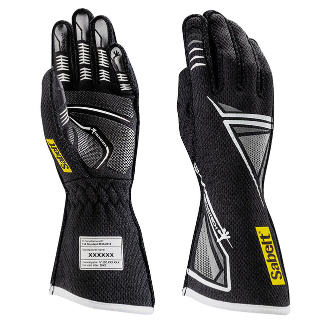 Sabelt Geckotech TG-11 Racing Gloves, Black