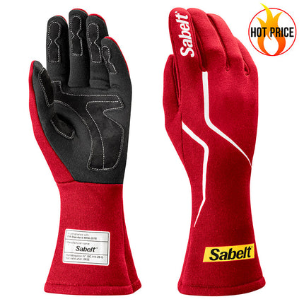 Sabelt Challenge TG-2.1 Racing Gloves, Red