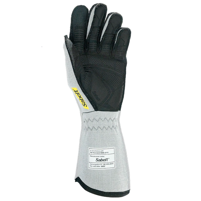 Sabelt Hyper Touch TG-12 Racing Gloves, White, back