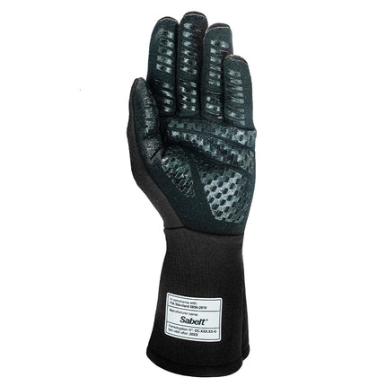 Sabelt Challenge TG-2.2 EVO Racing Gloves, Black, back