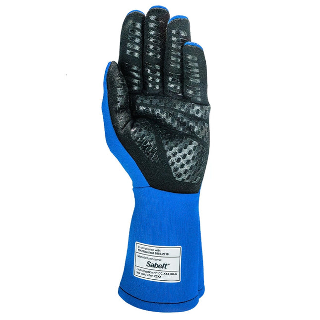 Sabelt Challenge TG-2.2 EVO Racing Gloves, Blue, back