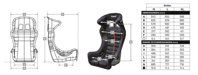 Sabelt Taurus dimensions