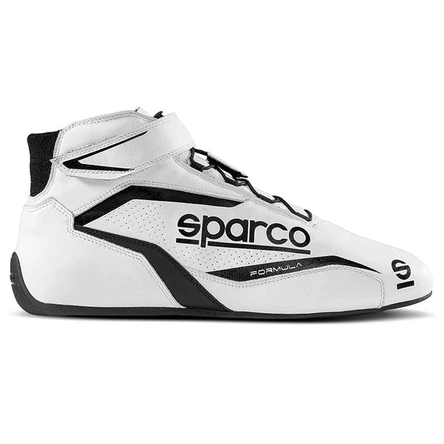 Sparco Formula racing shoes white black