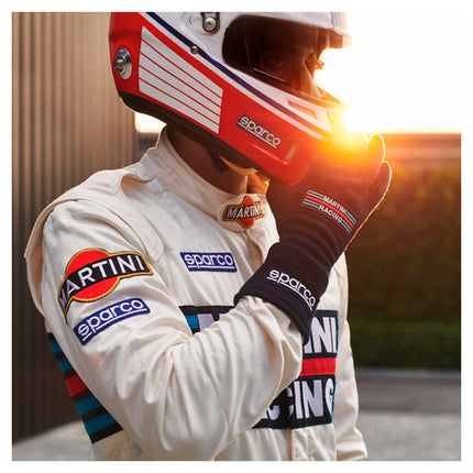 Sparco Martini Racing R567 Suit White side