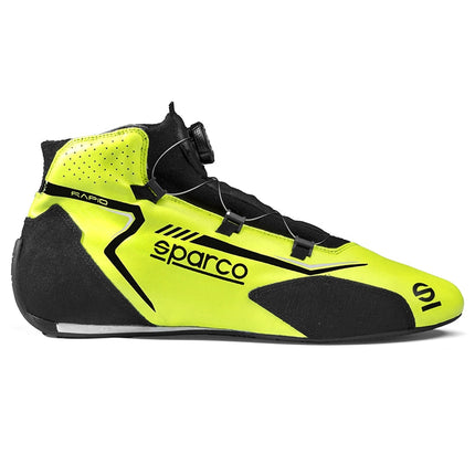 Sparco Rapid Rotor racing shoes yellow black top