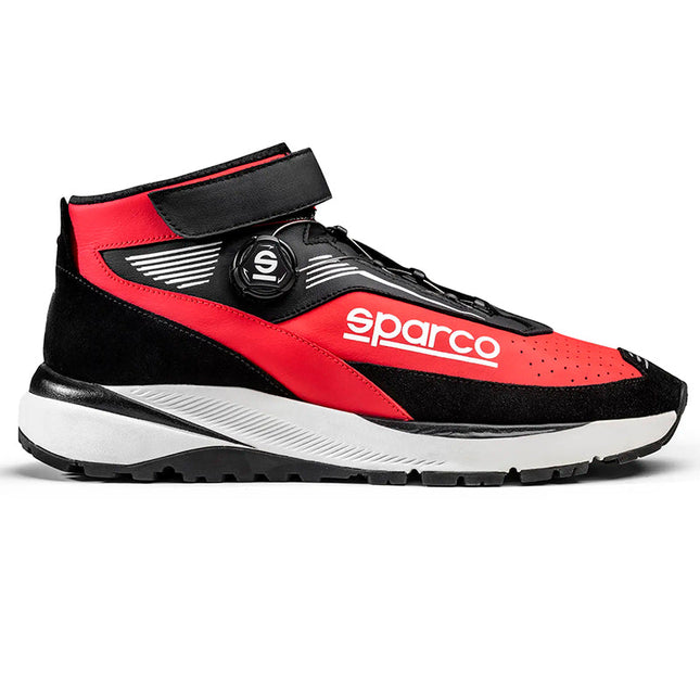 Sparco Chrono Racing Shoe Red Black FIA 8856-2018, view 2