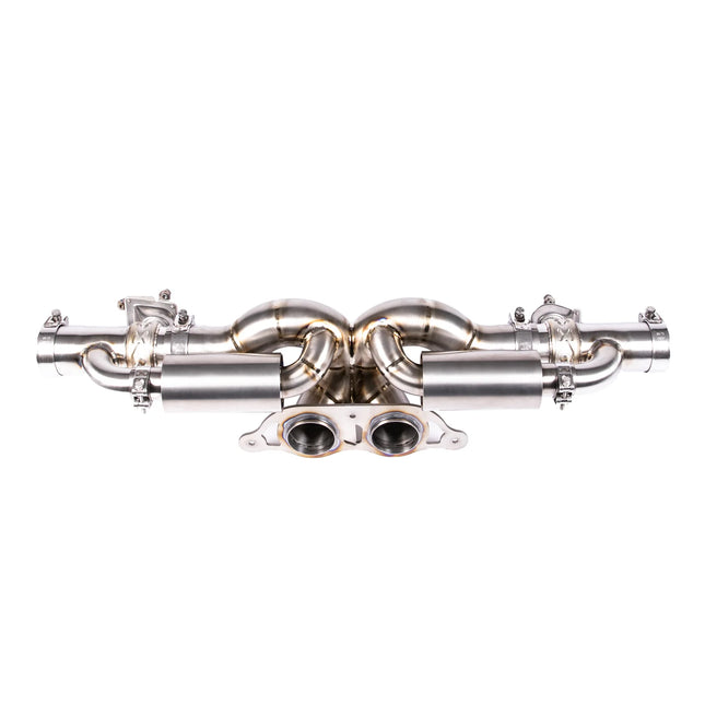 JCR SUPERLIGHT RACE PIPE (VALVED / RACE CATS) Full System Exhaust for Porsche GT3RS 992.1 (2023-2027)