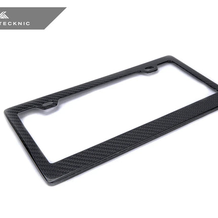 AutoTecknic Dry Carbon Fiber License Plate Frame, image 2