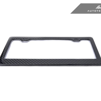AutoTecknic Dry Carbon Fiber License Plate Frame, image 3