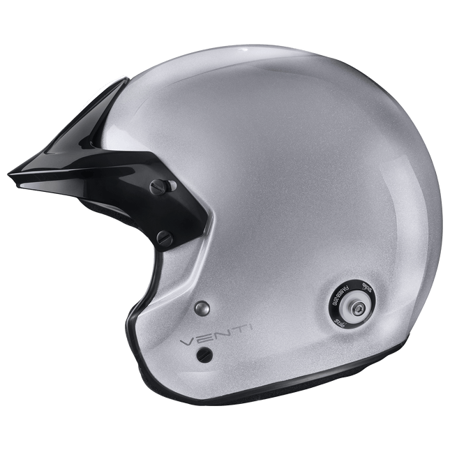 Stilo Venti Trophy Jet Composite Open Face Racing Helmet Silver (FIA 8859-2015, Snell SA2020) (AA0112AF2T)