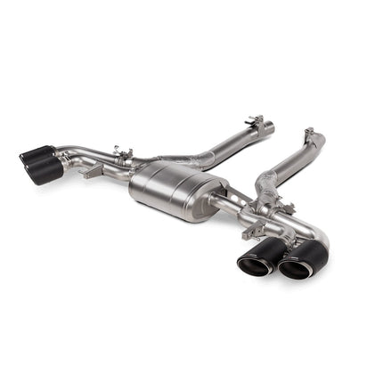 Akrapovic Slip-On Line Titanium Exhaust for BMW X5M F95 and X6M F96 2019 to 2023 (S-BM/T/16H)