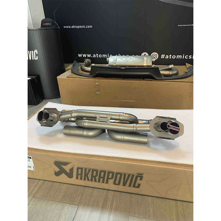 AKRAPOVIC Slip-On Race Line Titanium Exhaust for Porsche 992 Turbo / Turbo S / Sport Classic (S-PO/TI/19)