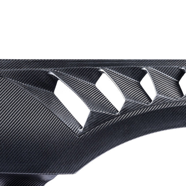 Alpha-N G87 M2 Carbon Vented Front Fender Set - V4 with Blades, view 3