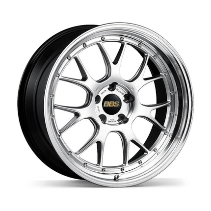 BBS LM369DS-BKBD Forged Aluminum 2-Piece Wheel LM-R LM369 20x9.5 ET23 5x120 PFS,Diamond Silver Disk and Black Bright Dia