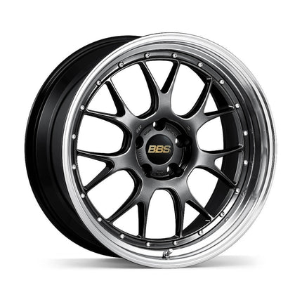 BBS LM382DB-BKBD Forged Aluminum 2-Piece Wheel LM-R LM382 20x10 ET12 5x112 PFS,Diamond Black Disk and Black Bright Diamo