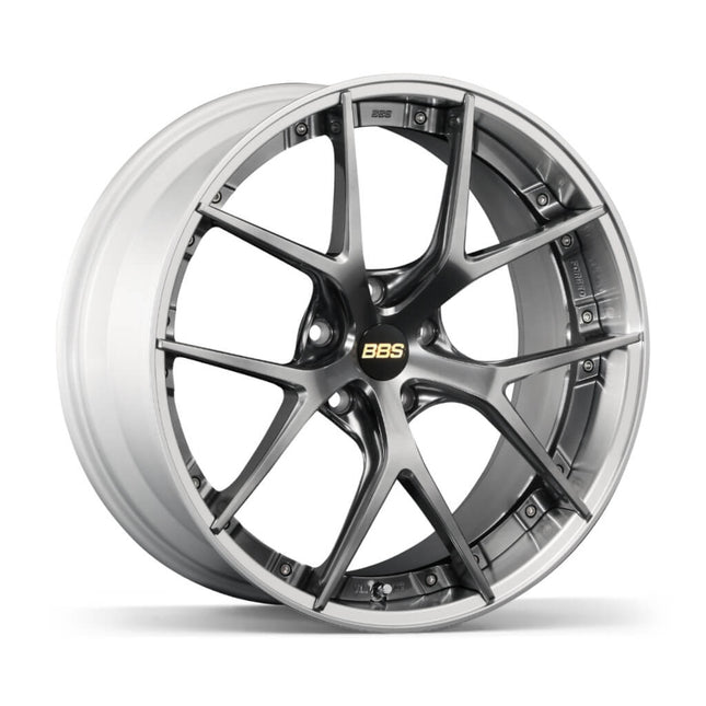 BBS RI-S013DB-SLD RI-S Forged aluminum 2-piece wheel 20x10 ET30 5x114.3 PFS Diamond Black disk and Silver Diamond-cut ri