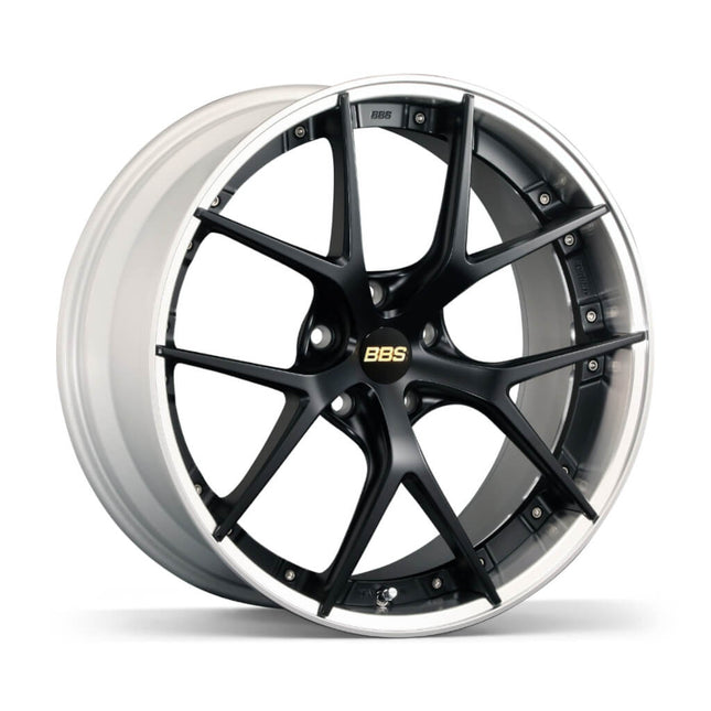 BBS RI-S007MB-SLD RI-S Forged aluminum 2-piece wheel 20x8.5 ET43 5x114.3 PFS Disk: Matte Black Rim: Silver painted, Diam