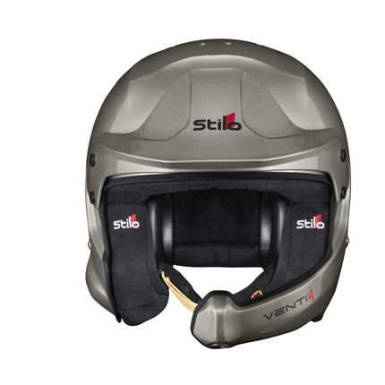 Stilo Venti4 WRC Composite Open Face Racing Helmet Titanium (FIA 8859-2024, Snell SA2025) (AA0224BG2X)