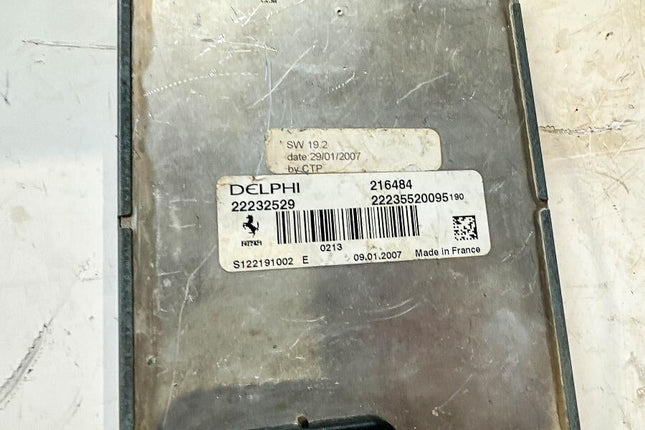 Ferrari 599 GTO Suspension Control Station, OEM, Part Number: 216484