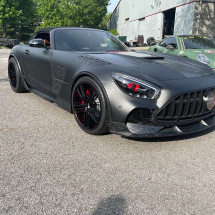 CMST Black Series Style Carbon Fiber Hood with Clear View Glass for Mercedes-AMG GT / GT S / GT C / GT R C190, image 15