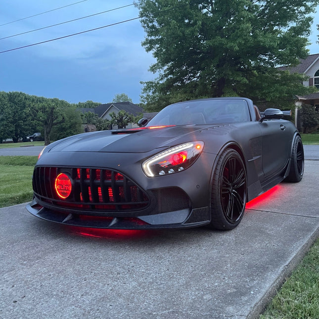 CMST Black Series Style Carbon Fiber Hood with Clear View Glass for Mercedes-AMG GT / GT S / GT C / GT R C190, image 16