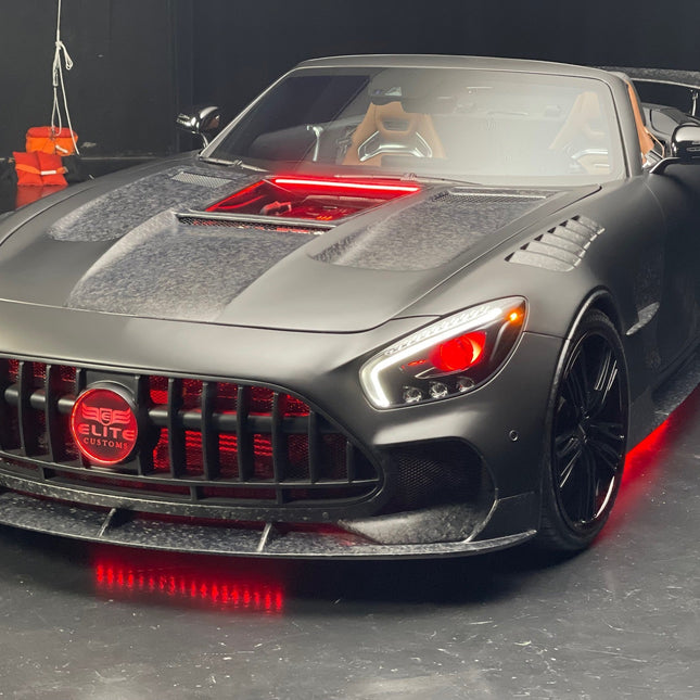 CMST Black Series Style Carbon Fiber Hood with Clear View Glass for Mercedes-AMG GT / GT S / GT C / GT R C190, image 17