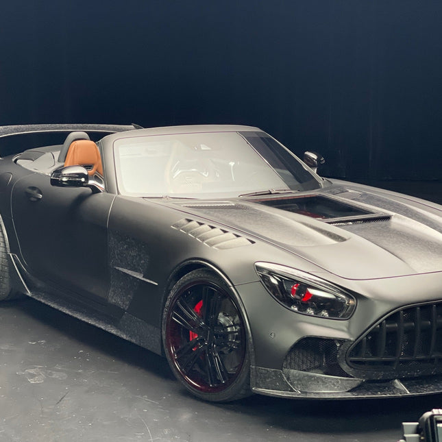 CMST Black Series Style Carbon Fiber Hood with Clear View Glass for Mercedes-AMG GT / GT S / GT C / GT R C190, image 18