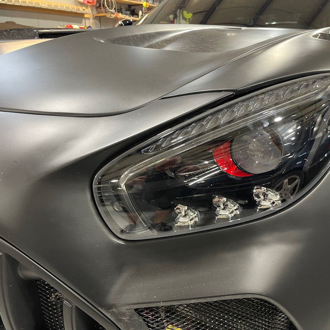 CMST Black Series Style Carbon Fiber Hood with Clear View Glass for Mercedes-AMG GT / GT S / GT C / GT R C190, image 14