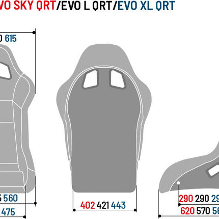 Sparco EVO QRT Racing Seat 2239S, view 3
