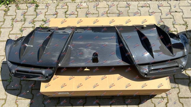 Ferrari 296 GTB Rear Diffuser Carbon for Camera, OEM, Part Number: 887758