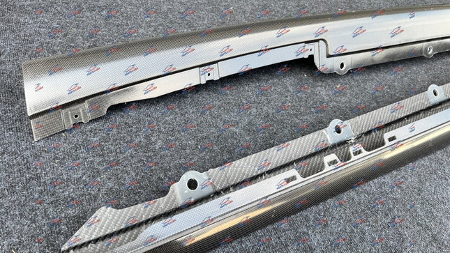 Ferrari 296 GTB Side Skirt Sill Cover Carbon, OEM, Part Number: 777167, 777177