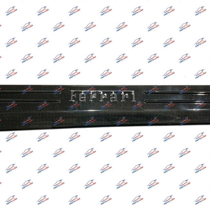 Ferrari 458 Italia/Spider Carbon Door Sill Kick Plate, Left Side, OEM, Part Number 85982500
