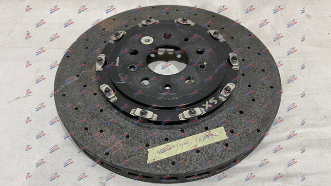 Ferrari 488 GTB/Spider, F8 Tributo Rear Ceramic Brake Disc, Brembo, OEM, Part Number 319166