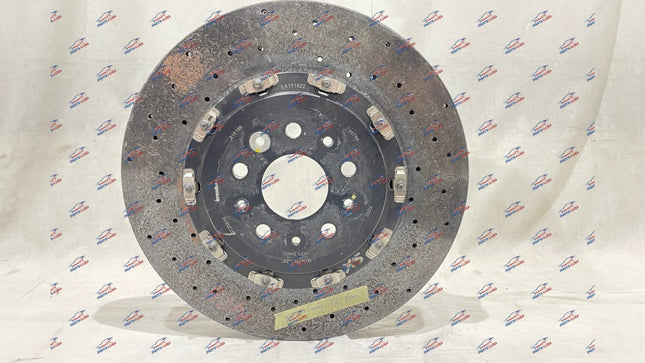 Ferrari 488 GTB/Spider, F8 Tributo Rear Ceramic Brake Disc, Brembo, OEM, Part Number 319166