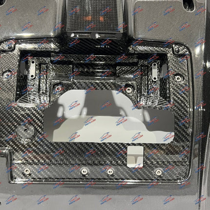 Ferrari 488 GTB & Spider Rear Diffuser, Carbon Fiber, Camera Version, OEM, Part Number: 70003838