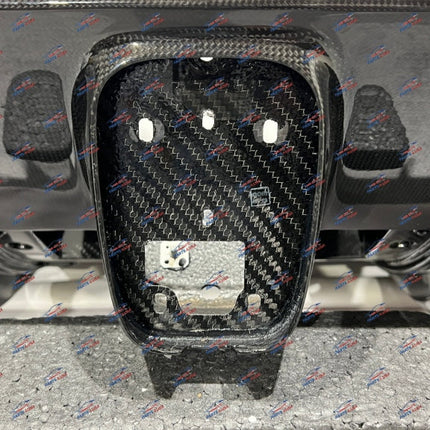Ferrari 488 GTB & Spider Rear Diffuser, Carbon Fiber, Camera Version, OEM, Part Number: 70003838