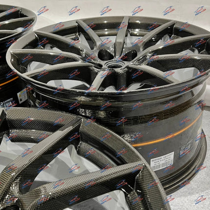Ferrari 488 Pista Carbon Fiber Wheels Set, OEM, Part Number: 866267