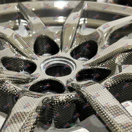 Ferrari 488 Pista Carbon Fiber Wheels Set, OEM, Part Number: 866267
