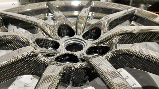 Ferrari 488 Pista Carbon Fiber Wheels Set, OEM, Part Number: 866267, view 3