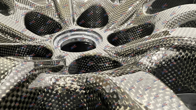 Ferrari 488 Pista Carbon Fiber Wheels Set, OEM, Part Number: 866267, view 7