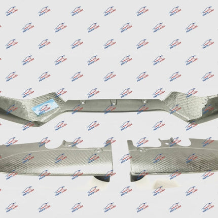Ferrari 488 Pista Front Lip Complete, 3 Pieces, Carbon Fiber, OEM, Part Numbers: 824298/824301/824297