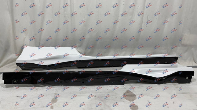 Ferrari 488 Pista Side Skirts, Carbon Fiber, Left and Right, OEM, Part Number 766048 766055